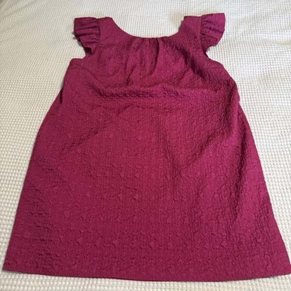 Trina Turk Bright Pink Textured Ruffle Back Scoop Sheath Dress Womens Size XXL